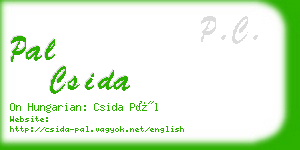 pal csida business card